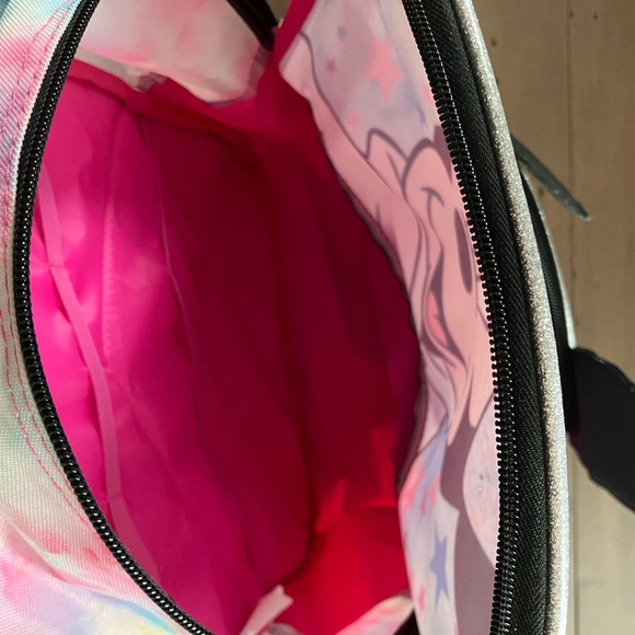 Disney Minnie Mouse Girls Backpack, Lunch Box, Water Bottle & 9 Month Top - Picture 11 of 16